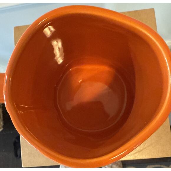 2 Rae Dunn Halloween Mugs BOO & EEK Orange Artisan Collection + TY Spooky Ghost - Picture 5 of 13